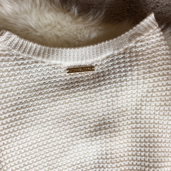 MICHAEL KORS Fringe Scoop neck Sweater - Picture 3 of 3